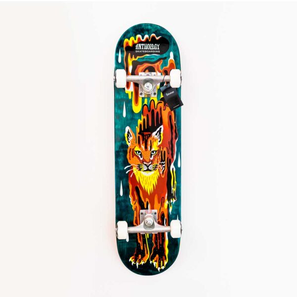Skateboard anthology con diseño de puma